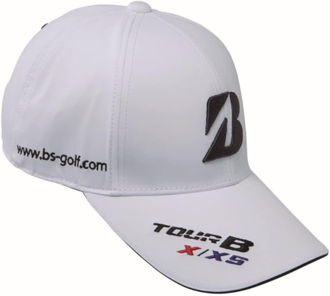Casquette Bridgestone Pro Model Mens Cap Blanc Noir - Horslimits - balles de golf