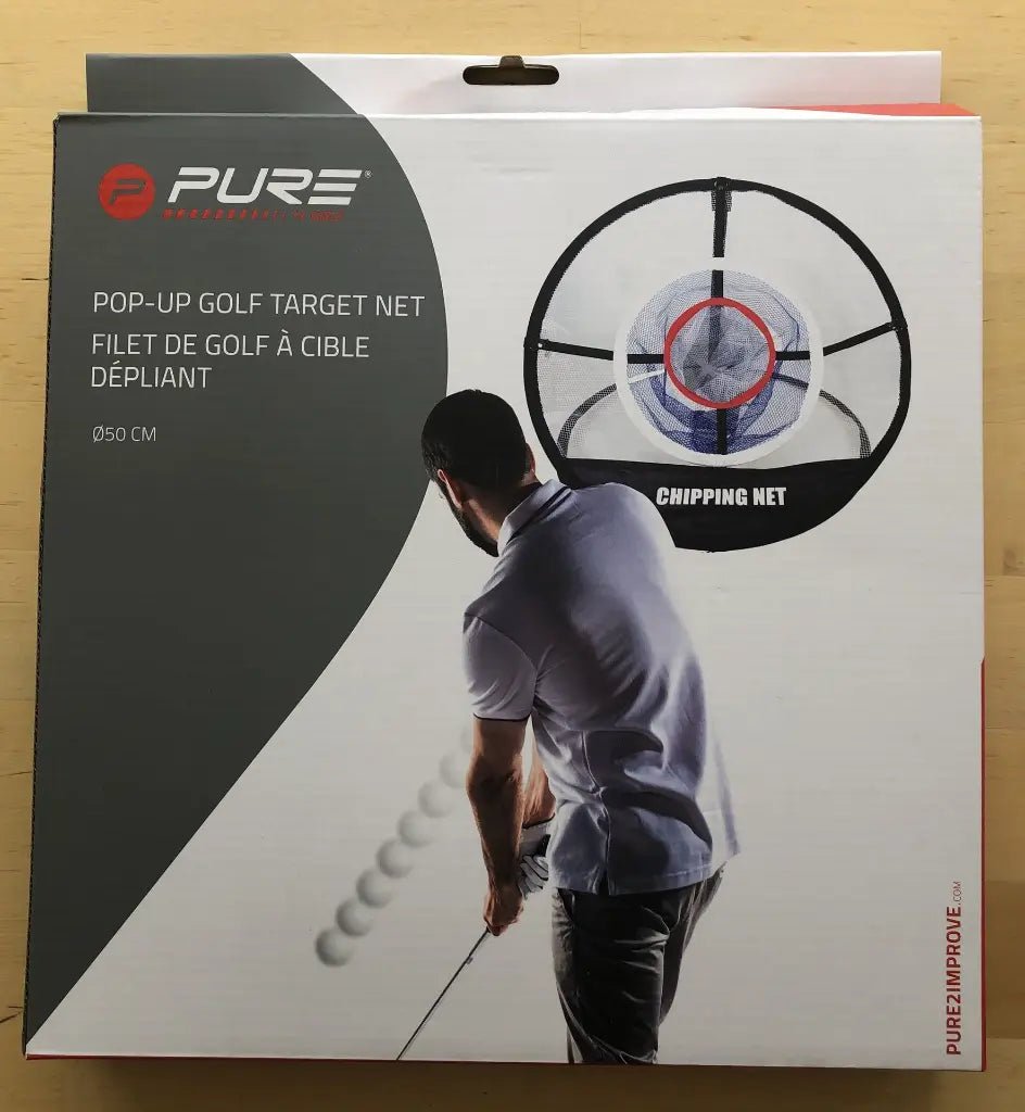 Chipping Net 50cm avec Cible Rouge - Pure 2 Improve - Horslimits - balles de golf