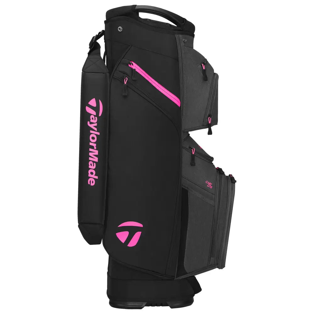 Sac de Golf Taylormade Chariot Pro Cart Noir - Gris - Rose