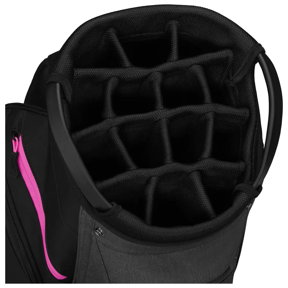 Sac de Golf Taylormade Chariot Pro Cart Noir - Gris - Rose