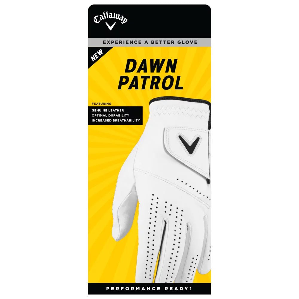 Gant de Golf Cuirs Callaway Dawn Patrol Blanc - Horslimits - balles de golf