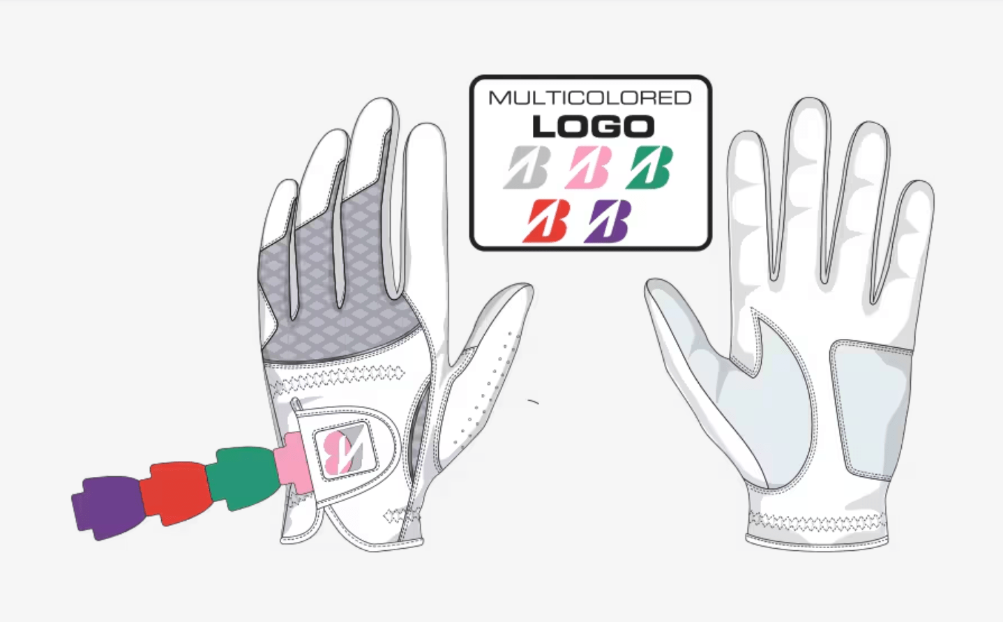 Gants de golf Bridgestone - Femme - All Weather - Horslimits - balles de golf