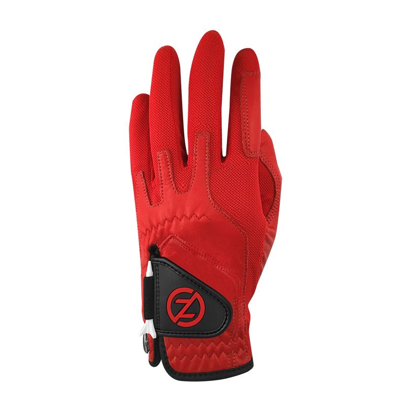 Gants de golf cuir cabretta - Zero Friction - Homme - Rouge - Horslimits - balles de golf