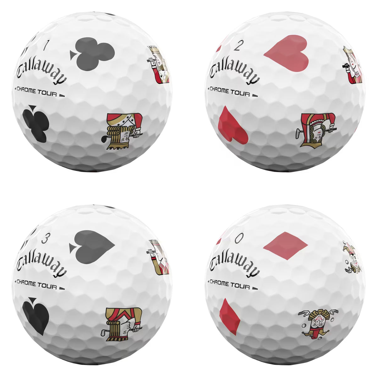 Balles de golf Callaway Chrome Tour Truvis Suits balles de golf 2026