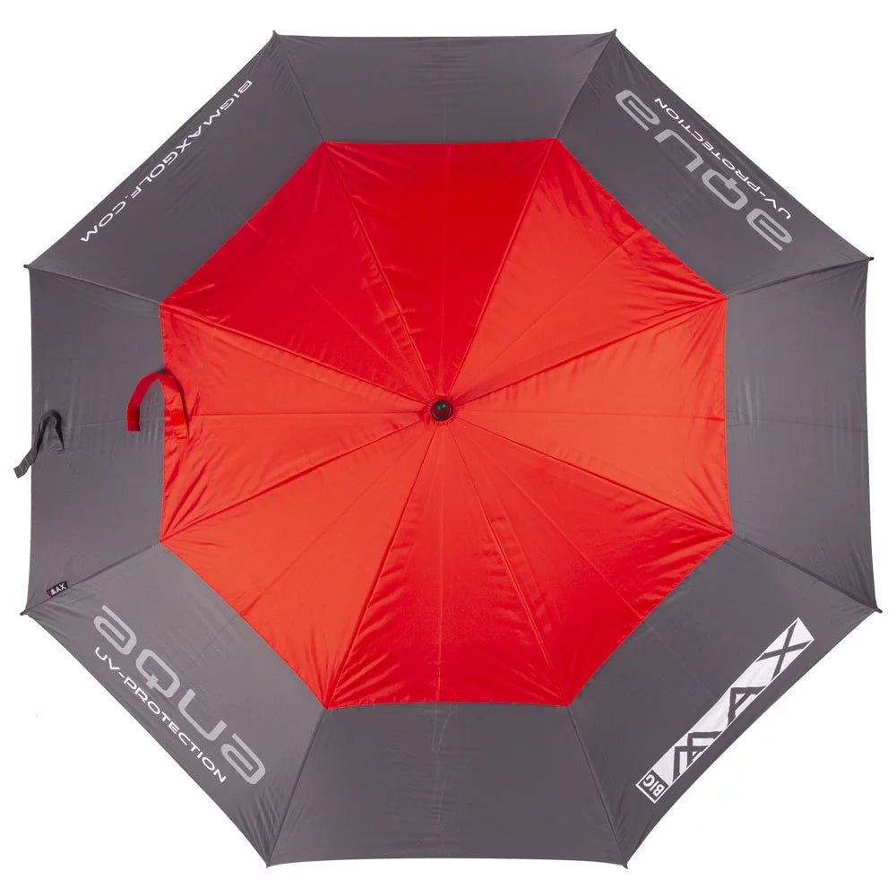 Parapluie Big Max Aqua UVrOUGE ET GRIS - Horslimits - balles de golf