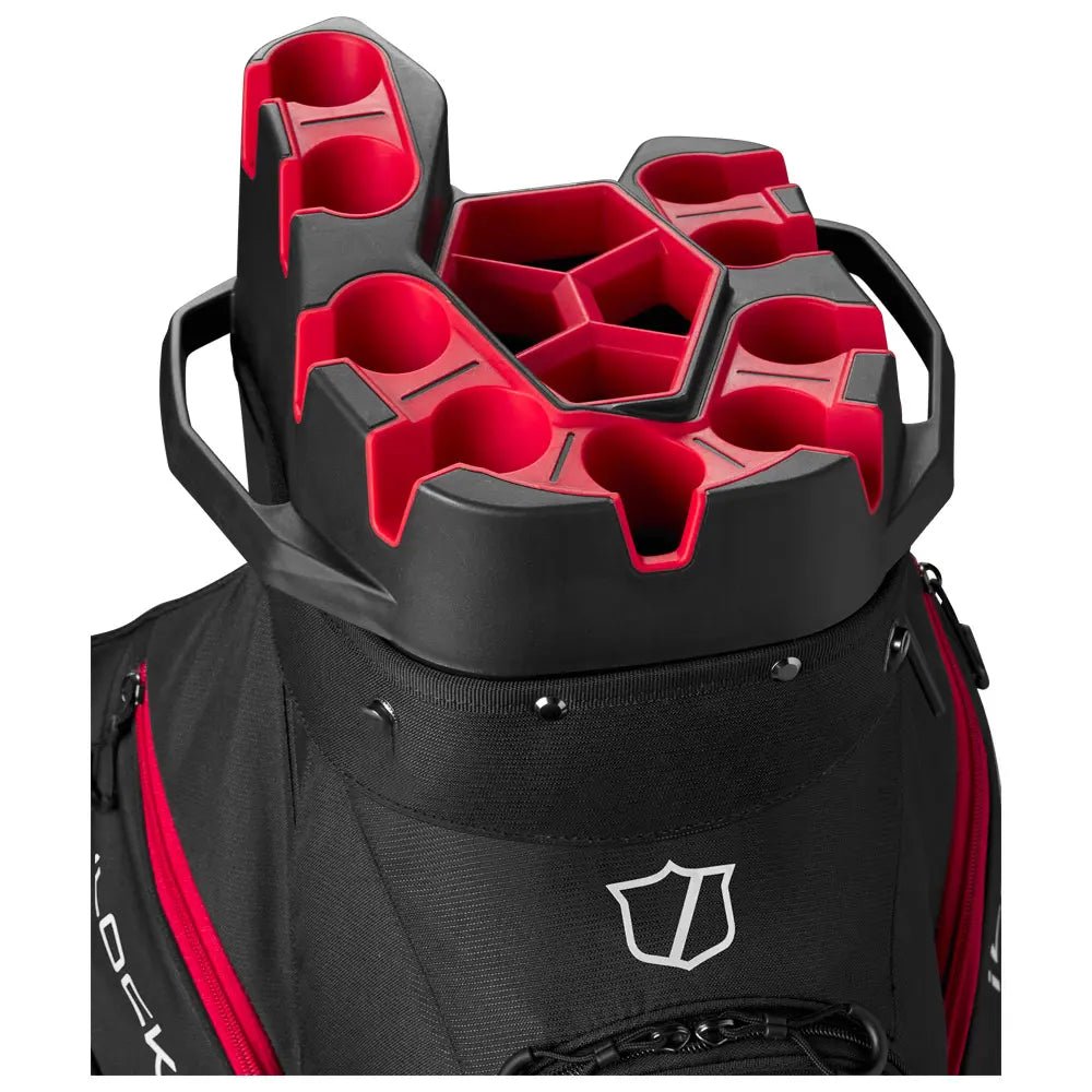Sac de Golf - Wilson Staff - Sac chariot iLock Cart Noir et Rouge - Horslimits - balles de golf