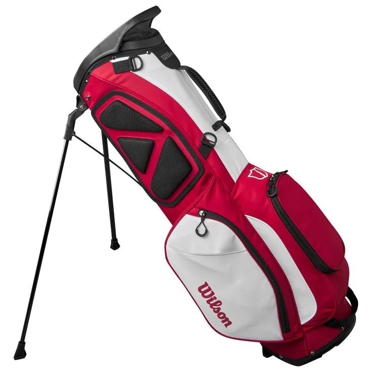 Sac de Golf - Wilson Staff - Sac trepied Exo Lite Stand Bag Rouge - Horslimits - balles de golf