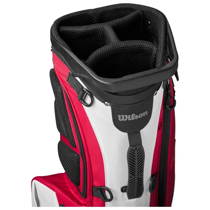 Sac de Golf - Wilson Staff - Sac trepied Exo Lite Stand Bag Rouge - Horslimits - balles de golf