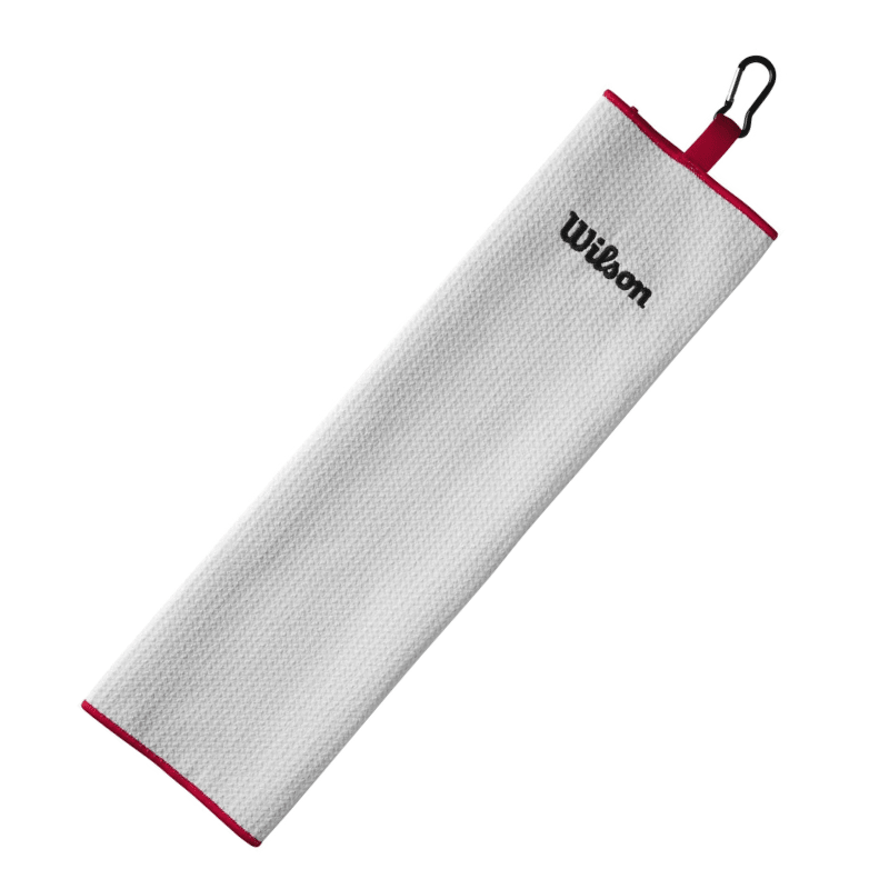 Serviette Wilson Staff TRIFOLD Blanc - Horslimits - balles de golf