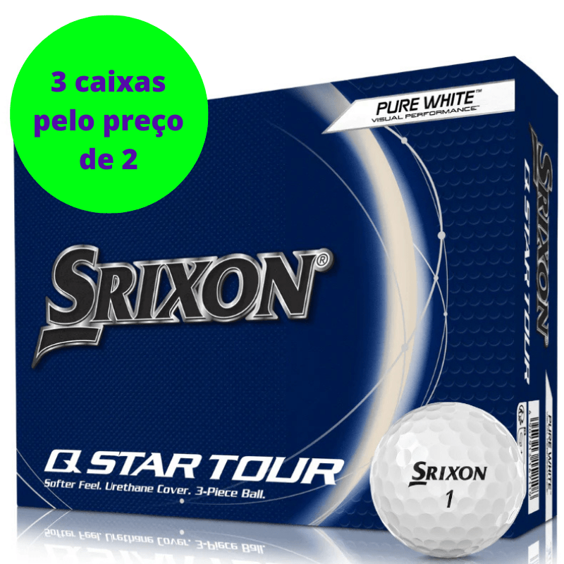 SRIXON | 12 Balles de golf Q - Star Tour 5 Blanc - Horslimits - balles de golf