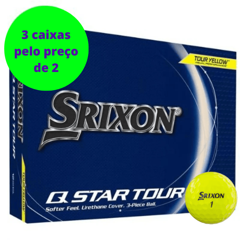SRIXON | 12 Balles de golf Q - Star Tour 5 Jaune - Horslimits - balles de golf