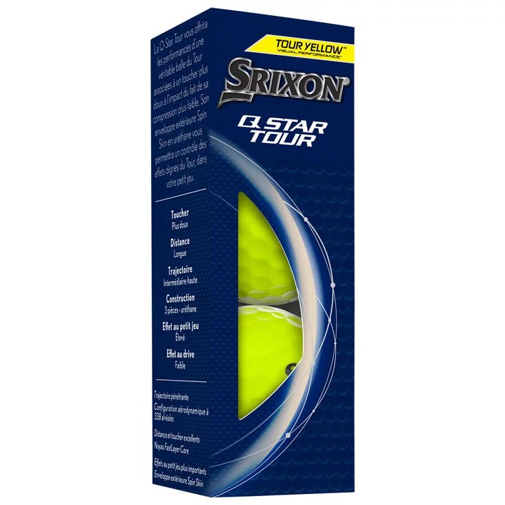 SRIXON | 12 Balles de golf Q-Star Tour 5 Jaune - Horslimits - balles de golf