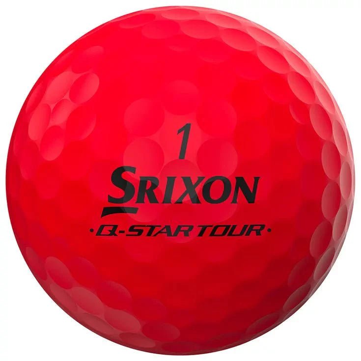 Srixon - Q - star Tour Divide x12 jaune et rouge PT - Horslimits - balles de golf
