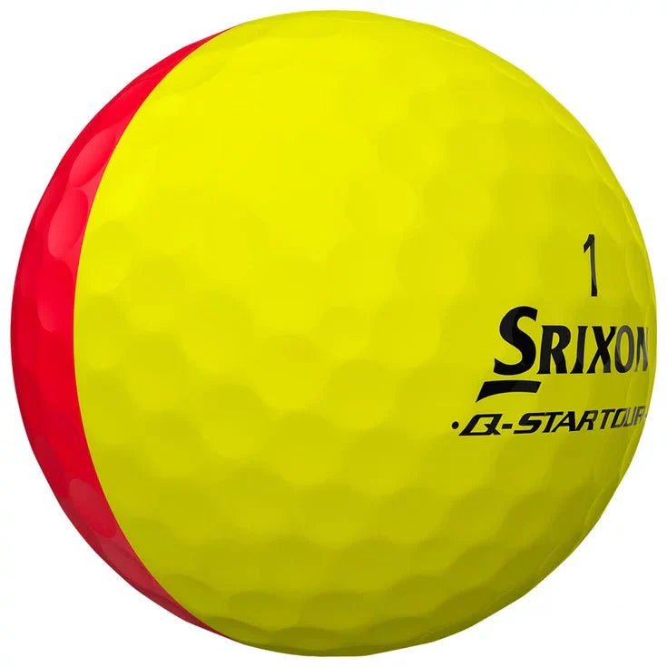 Srixon - Q - star Tour Divide x12 jaune et rouge PT - Horslimits - balles de golf