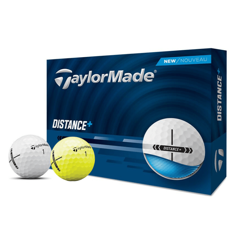 Taylormade - 5 boites de Distance+ Blanches logotées - Horslimits - balles de golf