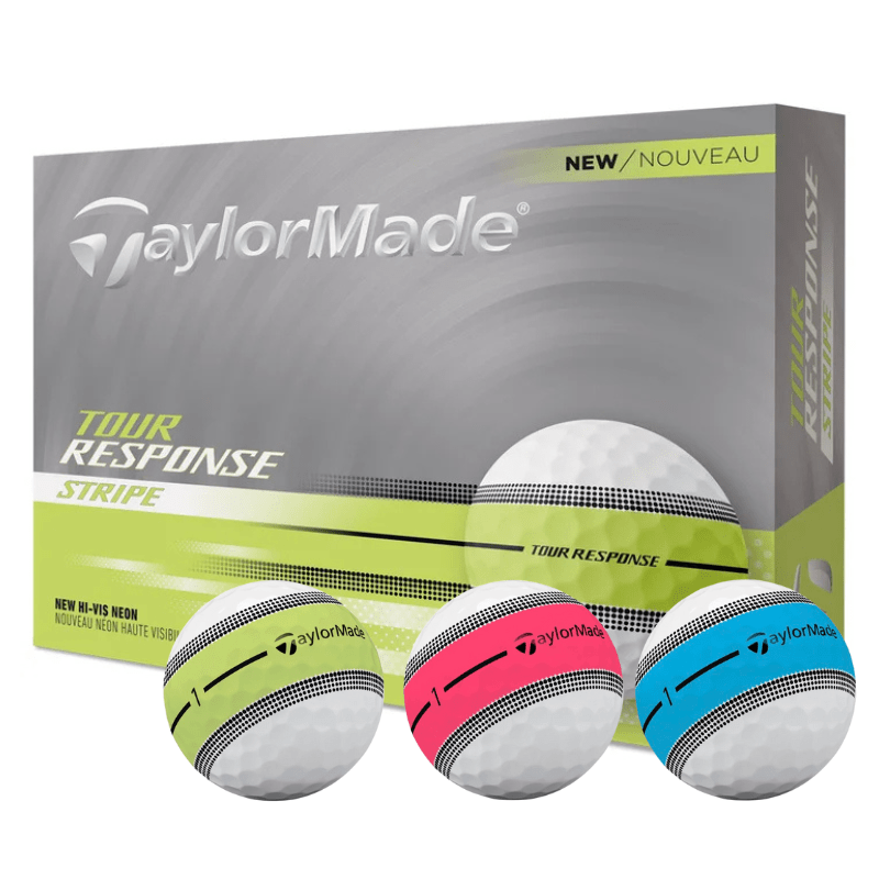 Taylormade Tour response Stripe Logotées - A partir de 5 Boîtes - Horslimits - balles de golf