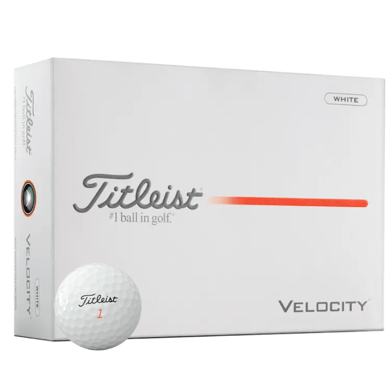Titleist - 12 Boîtes Velocity Blanc logotées - Horslimits - balles de golf