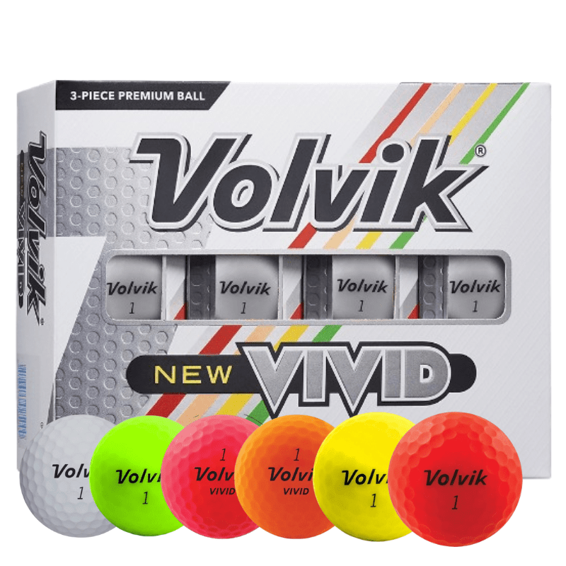 Volvik 3 Boîtes Vivid logotées Couleur - Horslimits - balles de golf