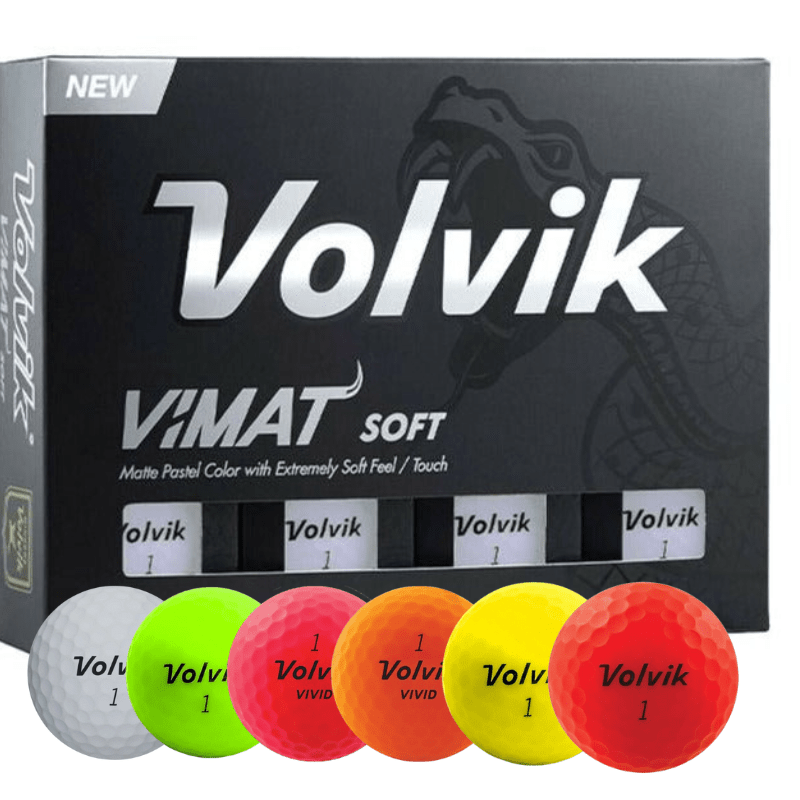 Volvik - 5 Boîtes Volvik Vimat logotées Couleur - Horslimits - balles de golf