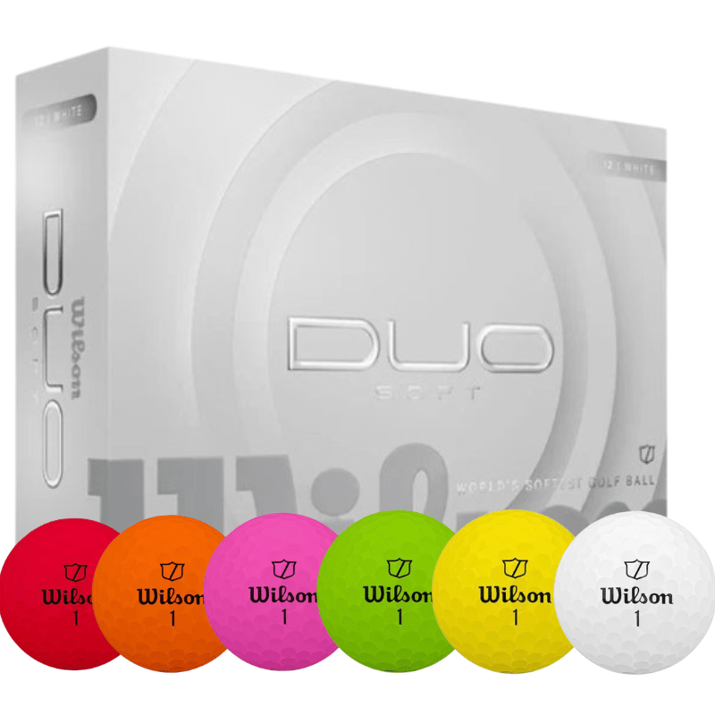 Wilson - 12 Boites Duo Soft + logotées - Horslimits - balles de golf