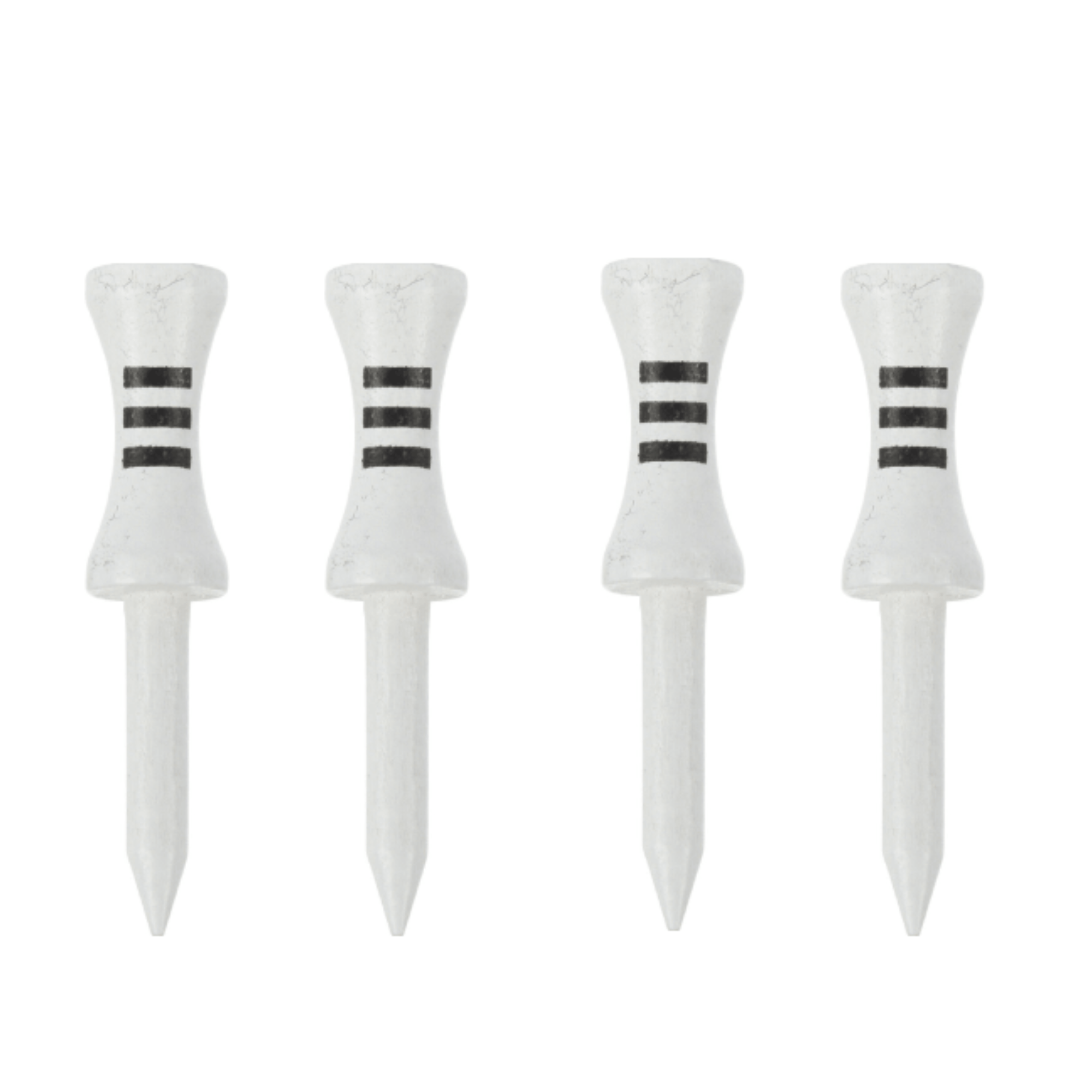 25 Tees étage Bois Blanc/Noir 50mm Legend - Horslimits - balles de golf