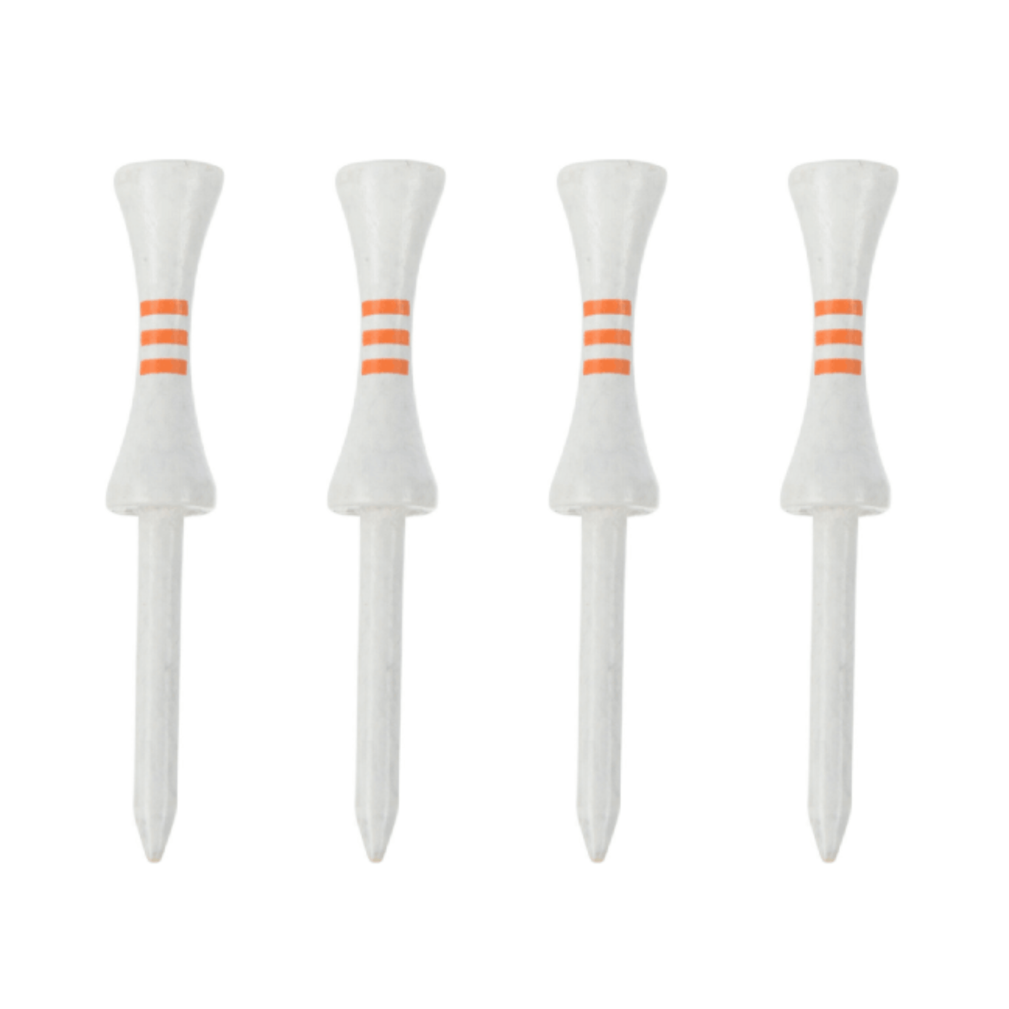 25 Tees étage Bois Blanc/Orange 70mm Legend - Horslimits - balles de golf