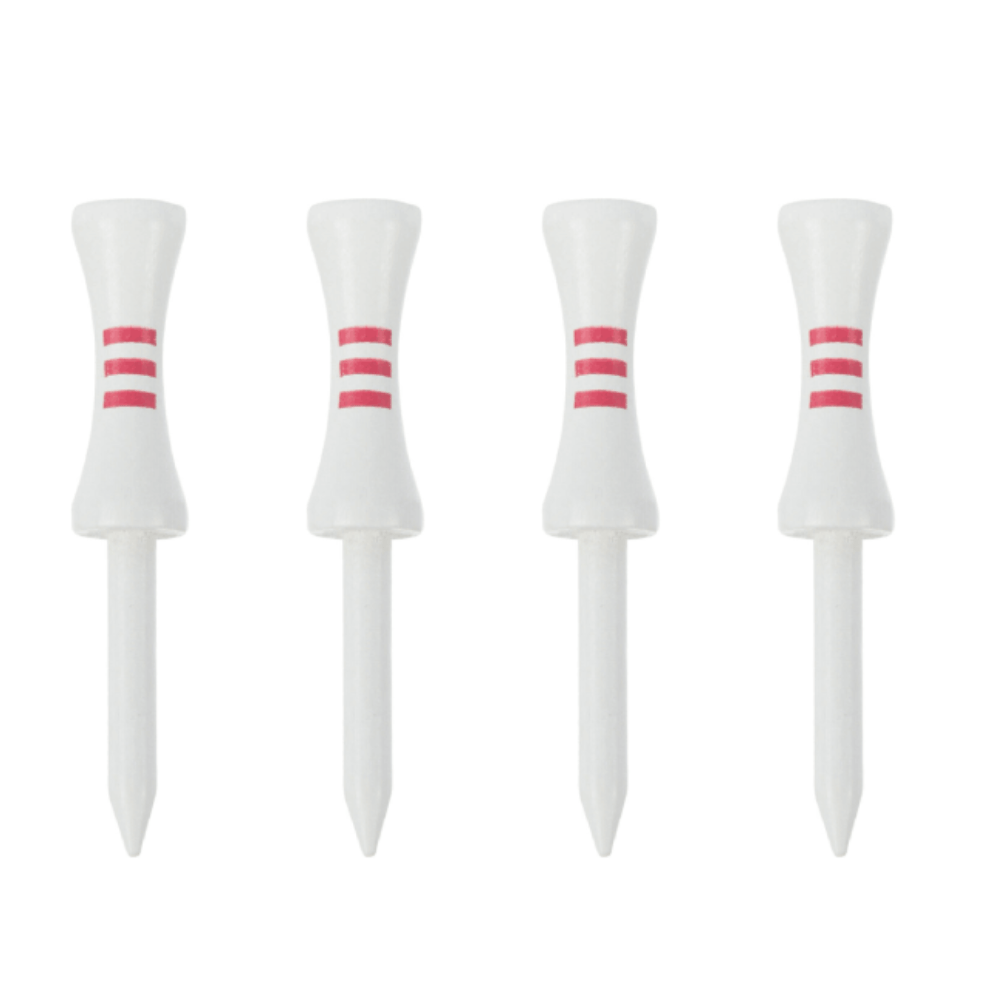 25 Tees étage Bois Blanc/Rose 60mm Legend - Horslimits - balles de golf