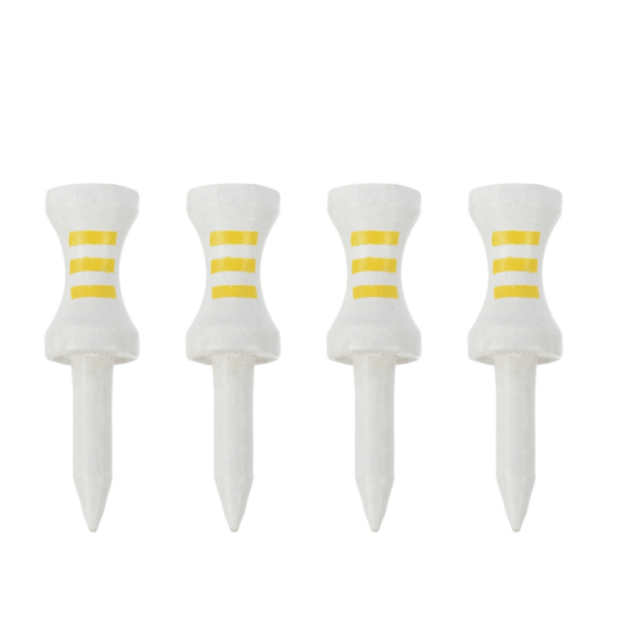 30 Tees étage Bois Blanc/Jaune 38mm Legend - Horslimits - balles de golf