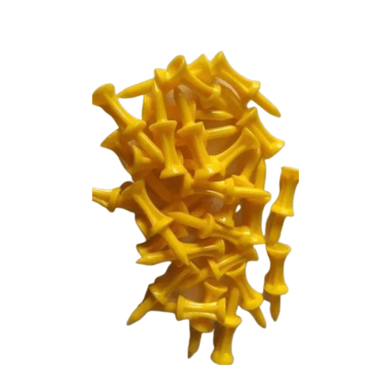 30 Tees étage Plastique Jaune 43 mm PURE 2 IMPROVE - Horslimits - balles de golf