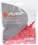 30 Tees étage Plastique Rouge 31 mm PURE 2 IMPROVE - Horslimits - balles de golf
