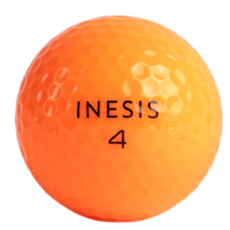 50 Balles de golf d'occasion Orange - Inesis Qualité AAAA - Horslimits - balles de golf