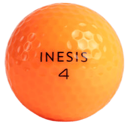 50 Balles de golf d'occasion Orange - Inesis Qualité AAAA - Horslimits - balles de golf