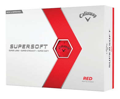 Balles de golf Callaway - Supersoft Matte x12 Rouge - Horslimits - balles de golf