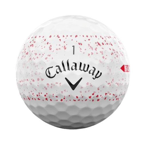 Balles de golf Callaway - Supersoft SPLATTER 360 x12 Blanc / rouge - Horslimits - balles de golf