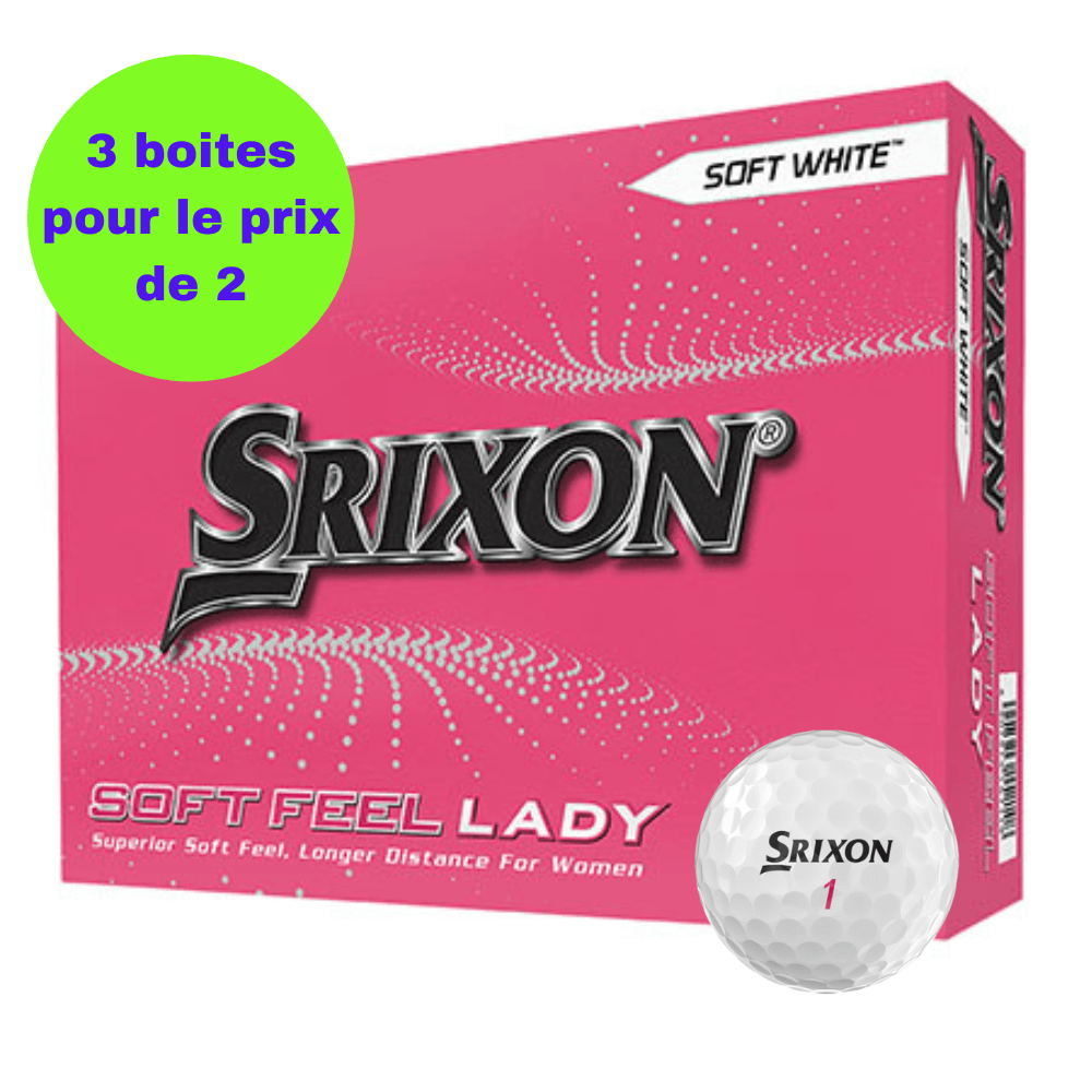 Balles de golf Srixon - Soft Feel Lady - x12 - Horslimits - balles de golf