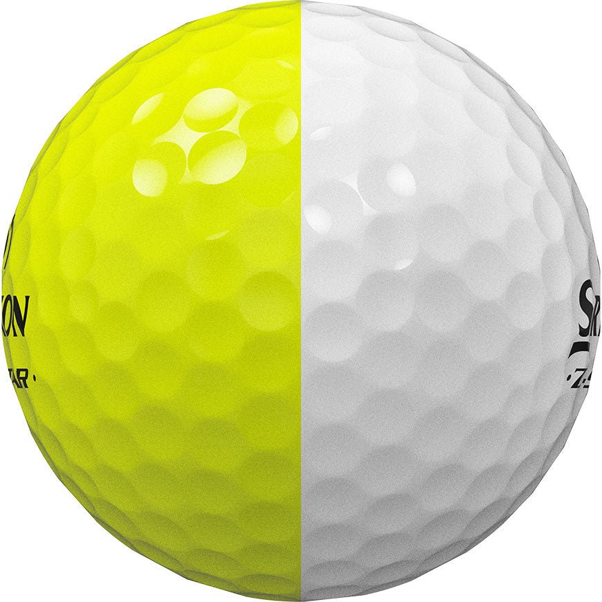 Balles de golf Srixon - Z-Star Divide x12 Blanc et jaune - Horslimits - balles de golf