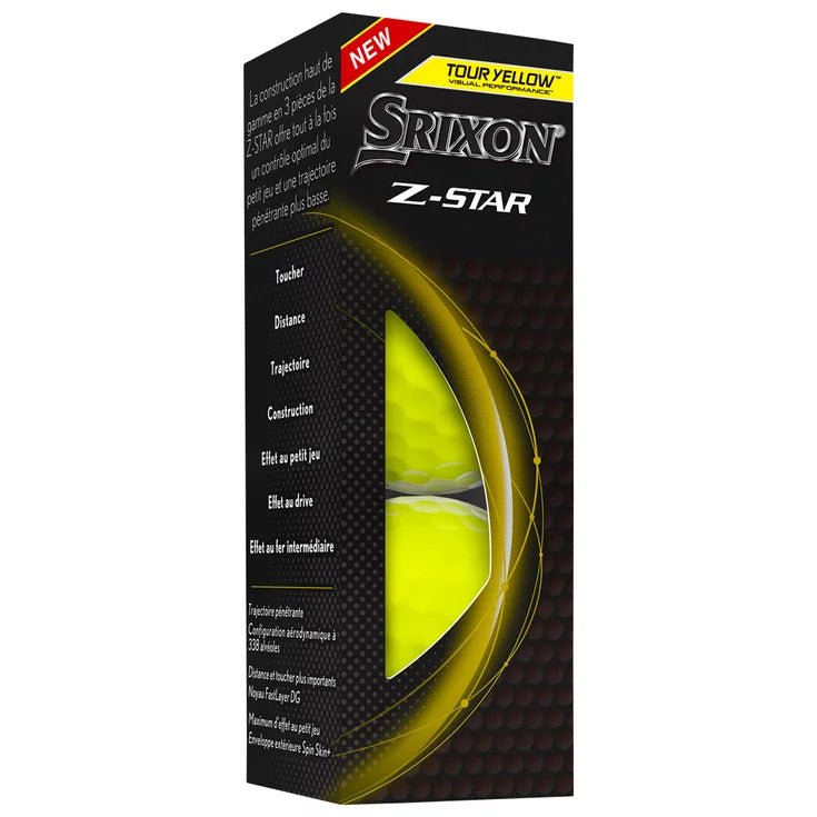Balles de golf Srixon - Z-Star x12 Jaune - Horslimits - balles de golf