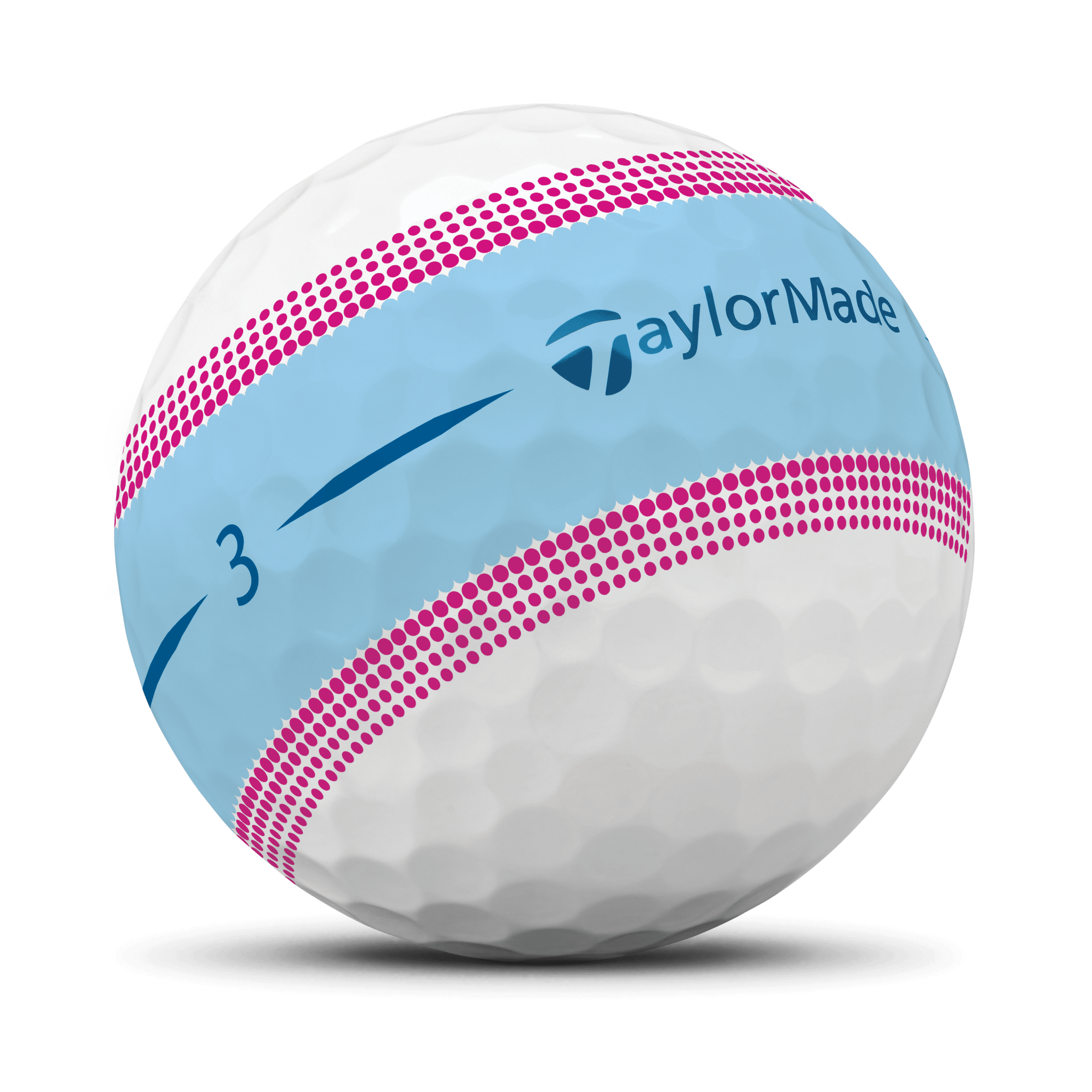 Balles de golf Taylormade - Tour Response Stripe x12 Bleu / Rose - Horslimits - balles de golf