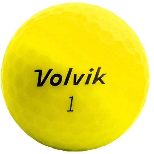 Balles de golf Volvik -Vivid Matte x12 Jaune - Horslimits - balles de golf