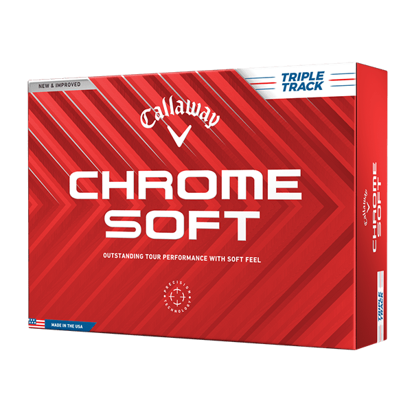 Callaway - 12 Boites Chrome Soft triple track Logotées - Horslimits - balles de golf