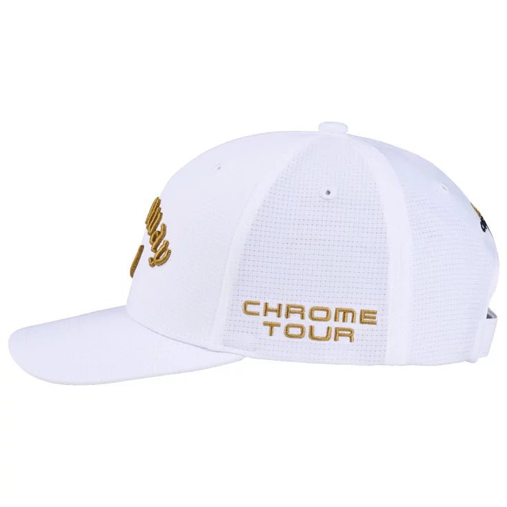 Casquette Callaway Golf TA Performance Pro Blanche / Or - Horslimits - balles de golf