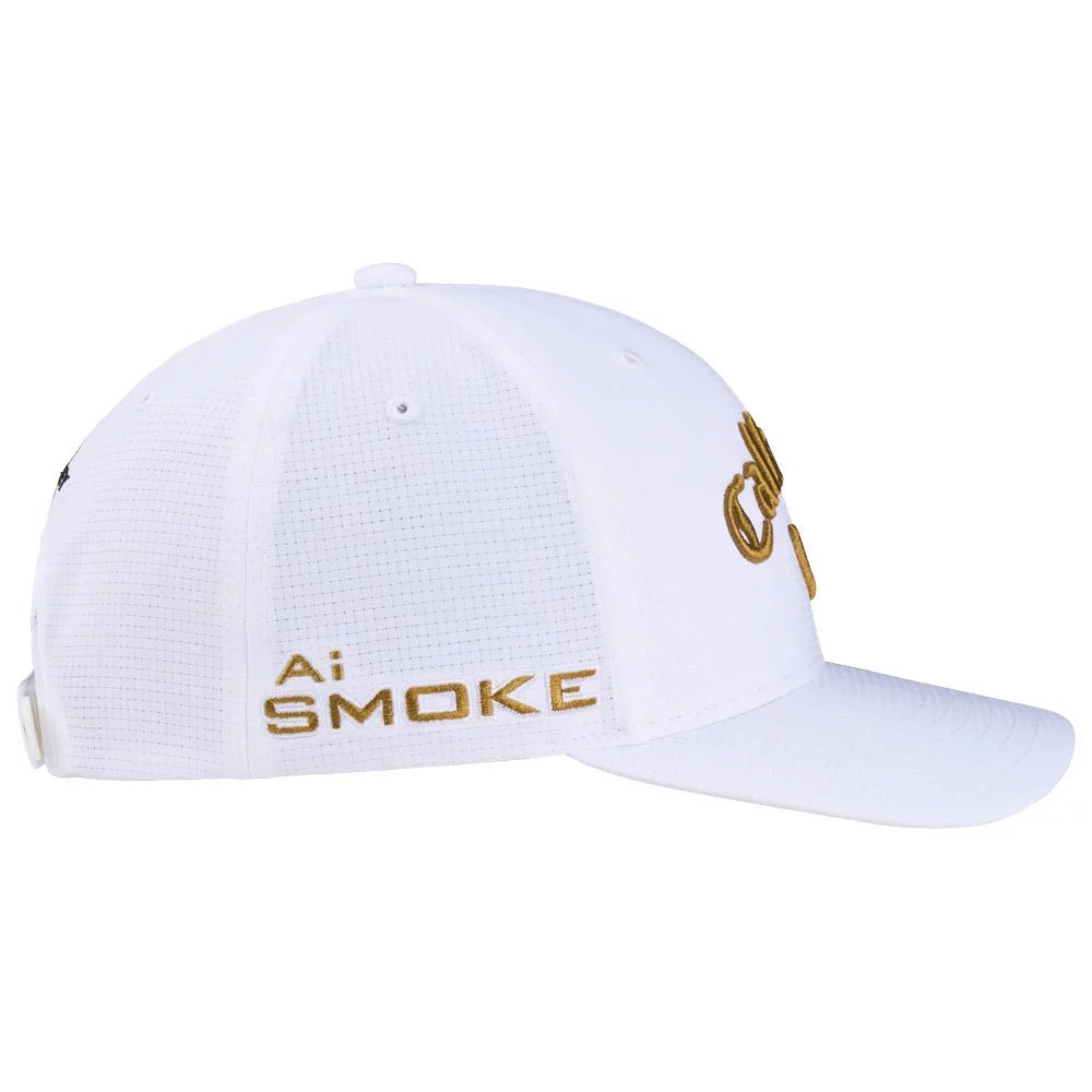 Casquette Callaway Golf TA Performance Pro Blanche / Or - Horslimits - balles de golf