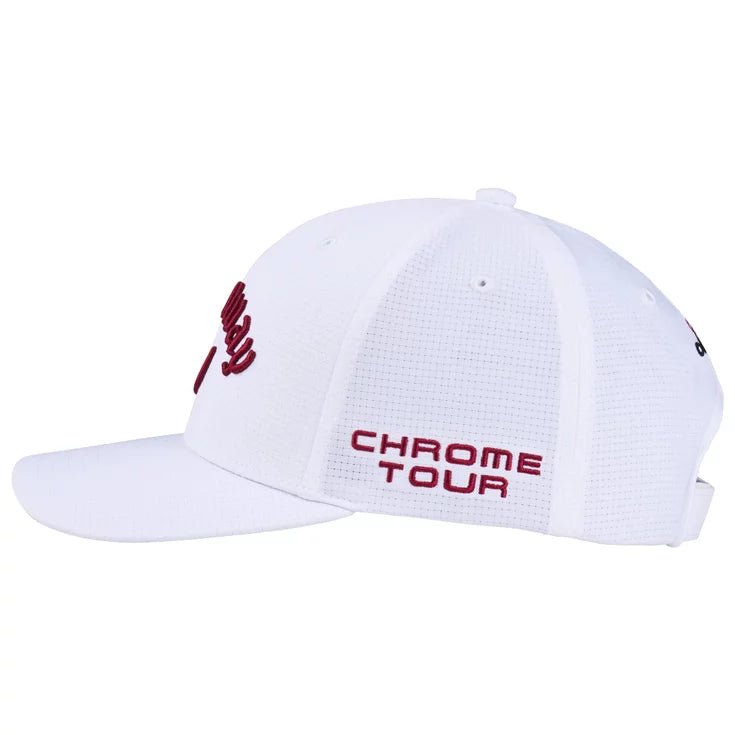 Casquette Callaway Golf TA Performance Pro Blanche / Rouge - Horslimits - balles de golf