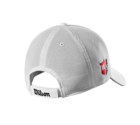 Casquette Wilson Tour Mesh Golf Cap Blanc/Noir - Horslimits - balles de golf