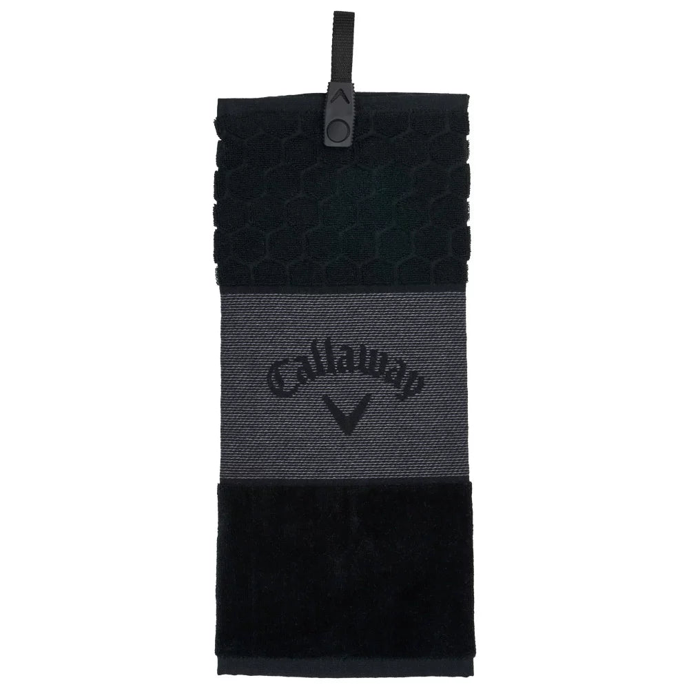 Serviette Callaway TRI-FOLD Noir - Horslimits - balles de golf