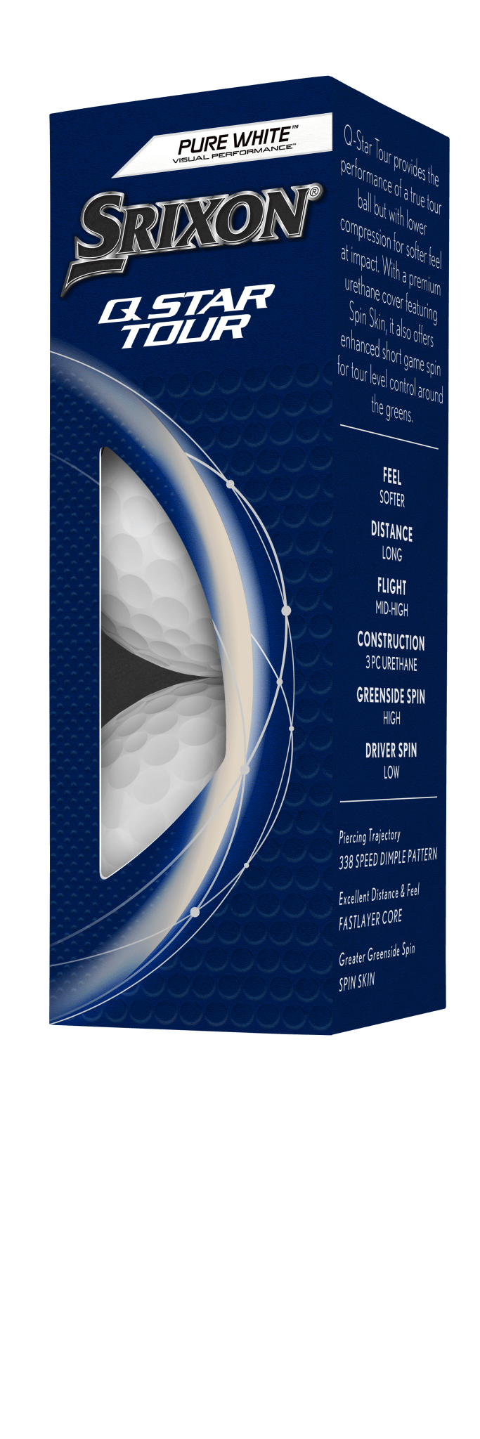 SRIXON | 12 Balles de golf Q-Star Tour 5 Blanc - Horslimits - balles de golf