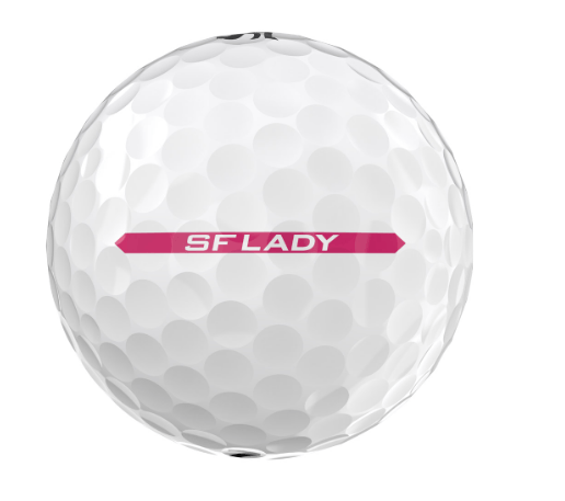 Srixon - 12 x12 Balles Soft Feel Lady logotées Blanches/Roses - Horslimits - balles de golf