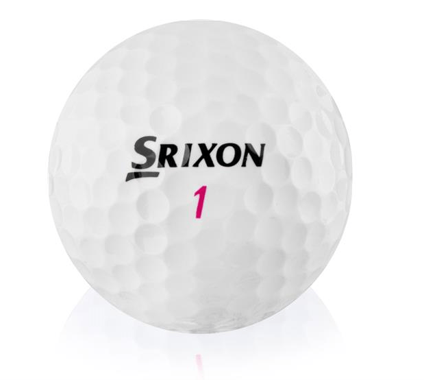 Srixon - 12 x12 Balles Soft Feel Lady logotées Blanches/Roses - Horslimits - balles de golf