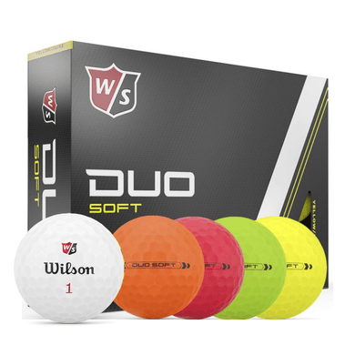 Wilson - 12 Boites Duo Soft + logotées - Horslimits - balles de golf