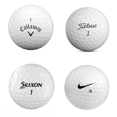 100 Balles de golf d'occasion - Mix marques : Titleist - Srixon - Callaway - Taylormade - Nike - Qualité AAAA - Horslimits - balles de golf